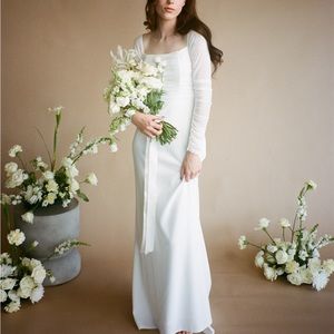 Lulus Elegant Eternity White Mesh Ruched Off-the-Shoulder Maxi Dress